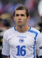 Fussball International EM 2012-Qualifikation:  Senad Lulic (Bosnien-Herzegowina)