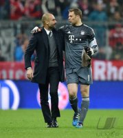 Fussball 1. Bundesliga Saison 14/15: FC Bayern Muenchen - 1. FC Koeln