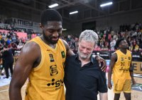 Basketball 2. Bundesliga 24/25 Playoff Spiel 4.
Walter Tigers Tuebingen - VET-CONCEPT Gladiators Trier
