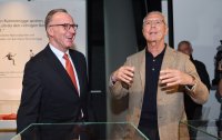 Fussball: Sonderausstellung in der Erlebniswelt des FC Bayern Muenchen in der Allianz Arena