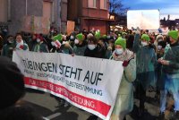 Demonstration von Gegner der Corona-Massnahmen in Reutlingen