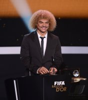Fussball International FIFA Ballon d Or 2012:  Carlos Valderrama (Kolumbien)