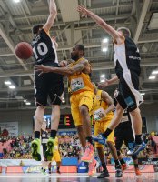 Basketball 1. Bundesliga 2012/2013:  Walter Tigers Tuebingen - ratiopharm Ulm