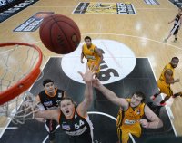 Basketball 1. Bundesliga 2012/2013:  Walter Tigers Tuebingen - ratiopharm Ulm