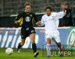 Fussball DFB-Pokal: Aachen - Muenchen, Zweikampf