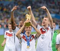 FUSSBALL WM 2014, FINALE: JUBEL Deutschland