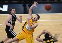 Basketball 1. Bundesliga 2012/2013:  Walter Tigers Tuebingen -Neckar Riesen Ludwigsburg