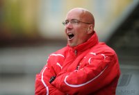 Fussball 3. Bundesliga:  Trainer Juergen Seeberger (Stuttgart II)