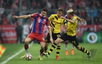 Fussball DFB Pokal Halbfinale 14/15: FC Bayern Muenchen - Borussia Dortmund