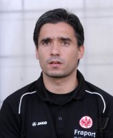 Fussball Regionalliga Sued 2011/2012:  Trainer Oscar Corrochano (Eintracht Frankfurt II)