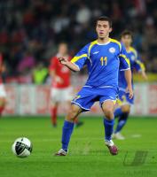 Fussball International EM 2012-Qualifikation: Sergey Khizhnichenko (Kasachstan)