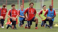 Fussball 1. Bundesliga: Training beim FC Bayern Muenchen