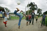 Fussball im Armenviertel Umlazi bei Durban