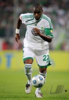 FUSSBALL, 1. BUNDESLIGA, WOLFSBURG, GRAFITE EINZELAKTION