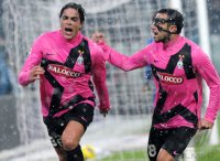 FUSSBALL SERIE A:  Jubel Alessandro Matri , Claudio Marchisio (v. li., Juventus Turin)