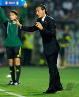 Fussball International EM 2012-Qualifikation:  Trainer Cesare PRANDELLI (Italien)
