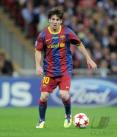 Fussball Champions League Finale 2011:  Lionel Messi (Barca)