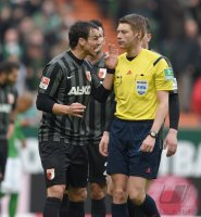 Fussball, 1. Bundesliga  Saison 2014/2015: Werder Bremen - FC Augsburg