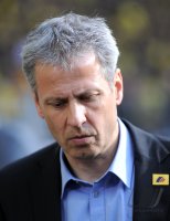 Fussball 1. Bundesliga :  Trainer Lucien Favre (Borussia Moenchengladbach)