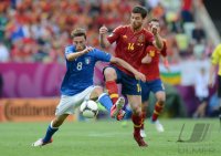 Fussball International Europameisterschaft 2012: Spanien - Italien