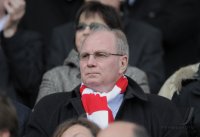 Fussball 1. Bundesliga  Saison 2010/2011: Praesident  Uli Hoeness (FC Bayern Muenchen)