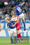 Fussball Uefa-Cup, Schalke - Metalurgs, Zweikampf