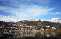 Stadtansicht Sankt Moritz