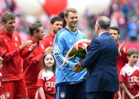 Fussball 1. Bundesliga Saison 14/15: Torwart Manuel Neuer (FC Bayern Muenchen)
