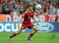 Fussball CHL  Saison 2011/2012:  Thomas Mueller (FC Bayern Muenchen)