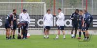 Training beim FC Bayern Muenchen mit reduziertem Team