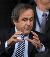 Fussball U21-EURO 2011 Halbfinale:  UEFA Praesident Michel Platini