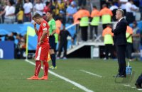 FUSSBALL WM 2014, ACHTELFINALE: Argentinien - Schweiz