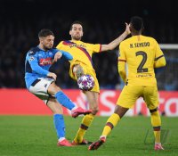 Fussball CHL 19/20 Achtelfinale: SSC Neapel - FC Barcelona