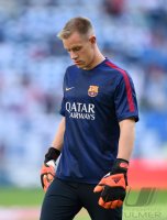 Fussball Primera Division El Clasico 14/15: Torwart Marc Andre ter Stegen (Barca)