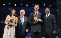 FIFA  World Player Gala  2008: SIEGER Marta (BRA) und RONALDO (POR)