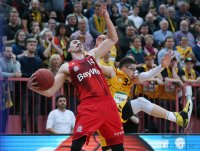 Basketball 1. Bundesliga 16/17 Hauptrunde: Walter Tigers Tuebingen - FC Bayern Muenchen