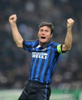 Fussball Champions League  Saison 2011/2012: Javier Zanetti (Inter Mailand)