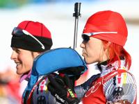 Olympische Spiele 2006 Turin - Training Biathlon Damen