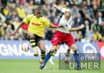 Fussball 1. Bundesliga: Dortmund - Hamburg, Zweikampf