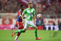 Fussball 1. Bundesliga Saison 14/15: FC Bayern Muenchen - VfL Wolfsburg