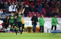 Fussball  1. Bundesliga  14/15: JUBEL Patrick Herrmann (Borussia Moenchengladbach)
