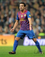 FUSSBALL International  COPA DEL REY  11/12:  Xavi Hernandez (Barca)