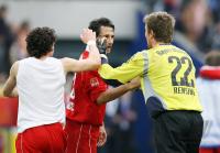 Fussball 1. Bundesliga: Duisburg - Bayern, Jubel FCB