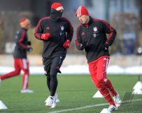Fussball 1. Bundesliga: Training beim FC Bayern Muenchen
