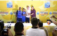 Pressconference for the upcoming Beach Soccer World Cup