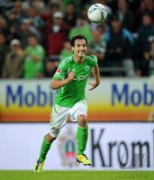 Fussball 1. Bundesliga, Saison 2011/2012: Wolfsburg, LAKIC am Ball