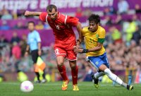 FUSSBALL Olympia 2012 Maenner: Brasilien - Weissrussland