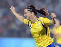 FUSSBALL  Olympia 2008   Vorrunde  Frauen   Schweden - Kanada