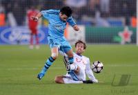 FUSSBALL  International CHL 09/10  FC Zuerich - Olympique Marseille