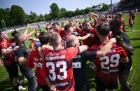 Fussball Relegation zur Regionalliga Sued  2024/2025   
TSG Balingen - Tuerk Guecue Friedberg
